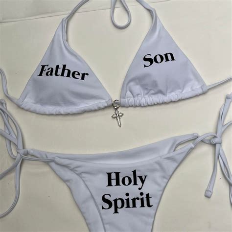 father son holy spirit bikini adidas